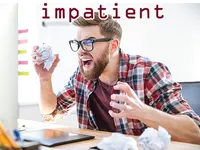 Định nghĩa & cách phát âm từ impatient