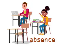 Định nghĩa & cách phát âm từ absence