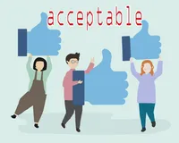 Định nghĩa & cách phát âm từ acceptable