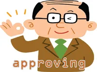Định nghĩa & cách phát âm từ approving