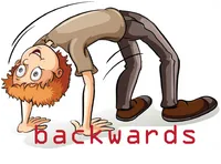 Định nghĩa & cách phát âm từ backwards