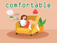 Định nghĩa & cách phát âm từ comfortable