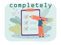 Định nghĩa & cách phát âm từ completely