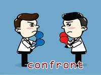 Định nghĩa & cách phát âm từ confront