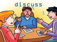 Định nghĩa & cách phát âm từ discuss