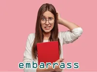 Định nghĩa & cách phát âm từ embarrass