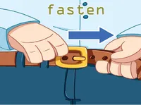 Định nghĩa & cách phát âm từ fasten