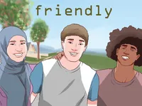 Định nghĩa & cách phát âm từ friendly