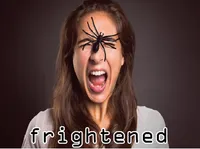 Định nghĩa & cách phát âm từ frightened