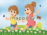 Định nghĩa & cách phát âm từ happily