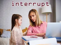 Định nghĩa & cách phát âm từ interrupt