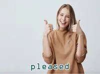 Định nghĩa & cách phát âm từ pleased