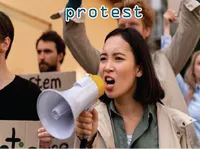 Định nghĩa & cách phát âm từ protest