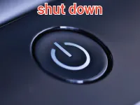 Định nghĩa & cách phát âm từ shut down