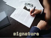 Định nghĩa & cách phát âm từ signature