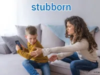 Định nghĩa & cách phát âm từ stubborn