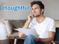 Định nghĩa & cách phát âm từ thoughtful