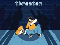 Định nghĩa & cách phát âm từ threaten