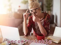 Định nghĩa & cách phát âm từ uncomfortable