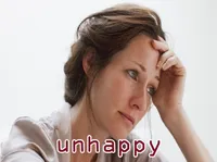 Định nghĩa & cách phát âm từ unhappy
