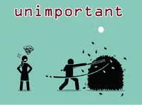 Định nghĩa & cách phát âm từ unimportant
