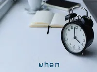 Định nghĩa & cách phát âm từ when