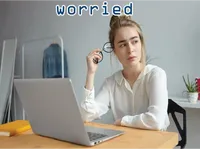 Định nghĩa & cách phát âm từ worried
