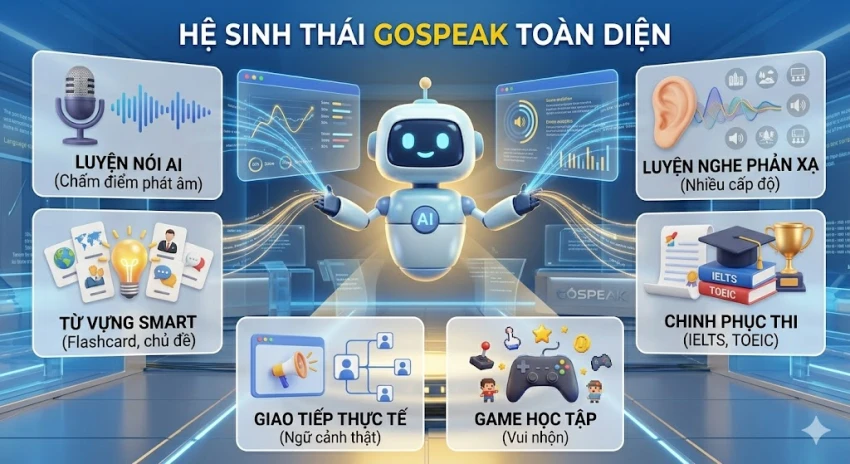Gospeak: "Trạm Dừng Chân" Hoàn Hảo Cho Hành Trình Chinh Phục Tiếng Anh