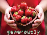 Định nghĩa & cách phát âm từ generously