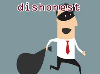 Định nghĩa & cách phát âm từ dishonest