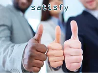 Định nghĩa & cách phát âm từ satisfy