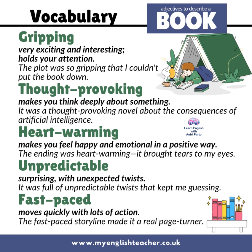 Tổng Hợp 100+ Từ Vựng Tiếng Anh Chủ Đề Sách (Books) Thiết Yếu Nhất