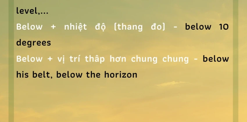 Cách sử dụng các giới từ căn bản và thông dụng nhất trong tiếng Anh